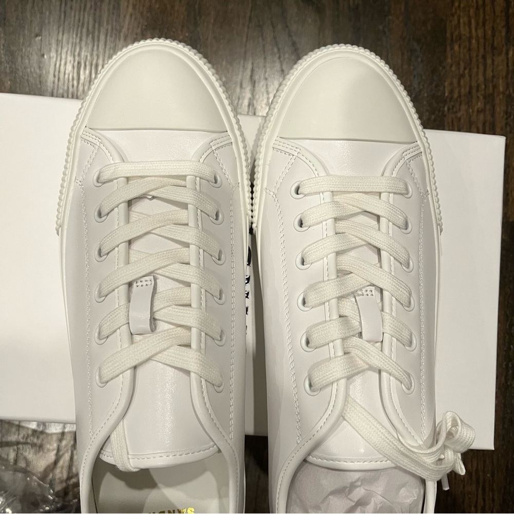 Sandro White Leather Sneakers - Picture 5 of 7